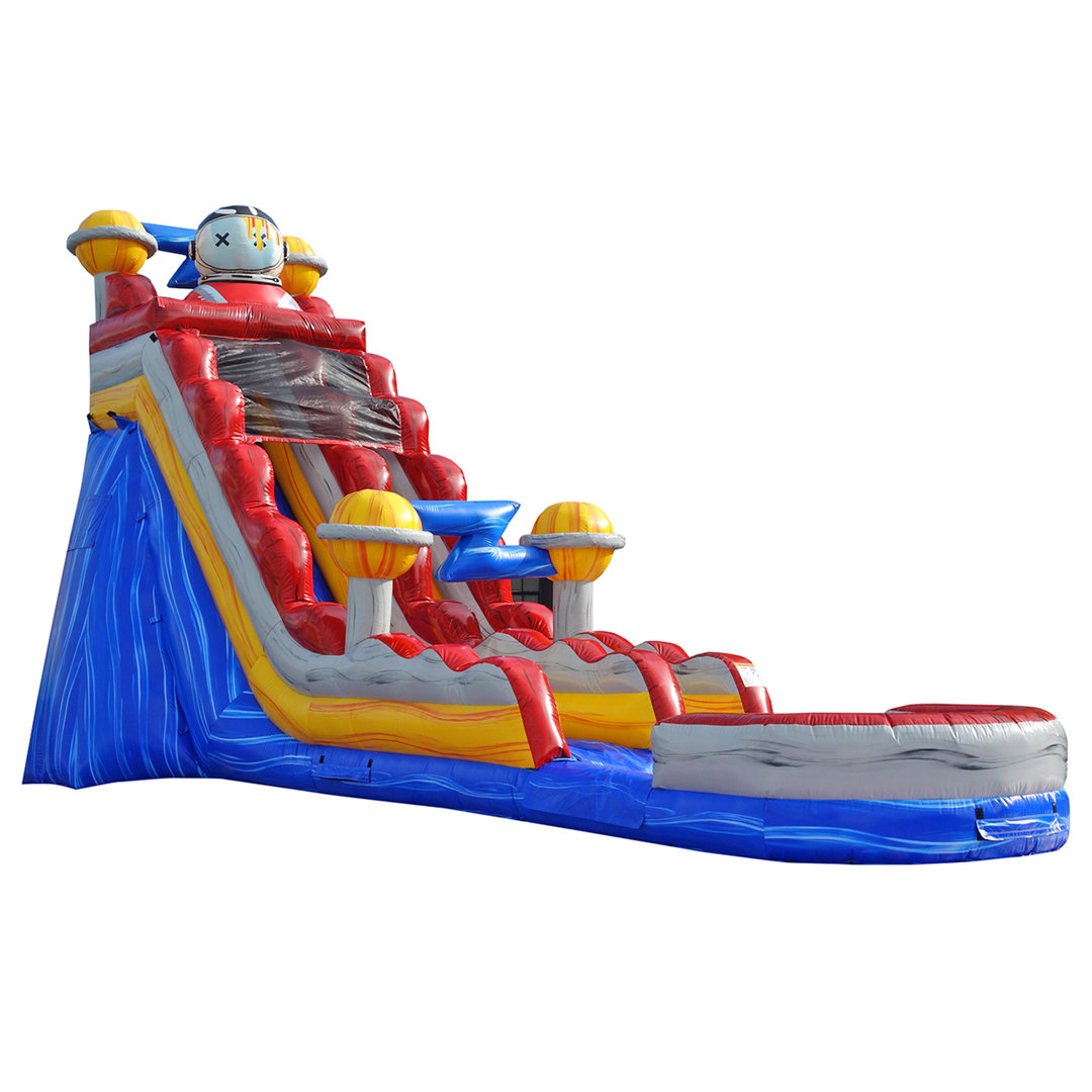 JumpOrange Astronaut 19 ft Inflatable Water Slide (with Blower) JumpOrange