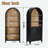 Tall Arched Bookcase With Storage