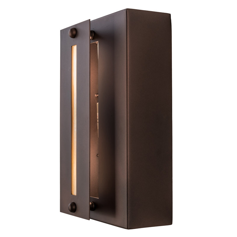 Moss Creek Creekside 2 - Light Flush Mounted Sconce, Cinnamon Coffee Metallic