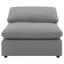 Marler Boucle Upholstered Armless Chair Grey-2049523167