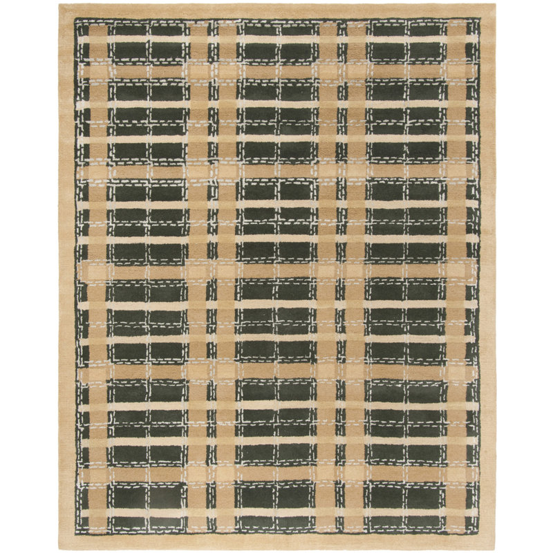 Tapis en laine / viscose touffeté à la main Martha Stewart or Cornucopia, Rectangle 2 pi 6 po x 4 pi 3 po