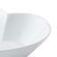Mikasa Chalk Large Heart Porcelain Serving Bowl, 21cm, White