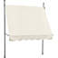 Dakota Fields 200 cm W x 120 cm D Polyester Retractable Patio Awning-136812340