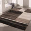 Tapis à motif abstrait brun / beige 4 pi x 6 pi (3 pi 9 po x 5 pi 6 po) Herat Branch Branch, tapis contemporain, à poils moyens et résistant aux taches-1118455755