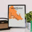 Honolulu City Map - No Frame Print-806309204
