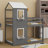 Bunk Bed With Roof, Window, Guardrail, Ladder-357218317