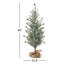Faux pin en pot de rotin 48 po Singleton