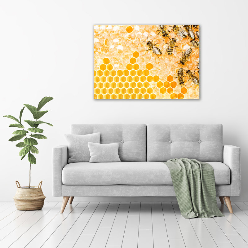 Working Bees - Wrapped Canvas Print