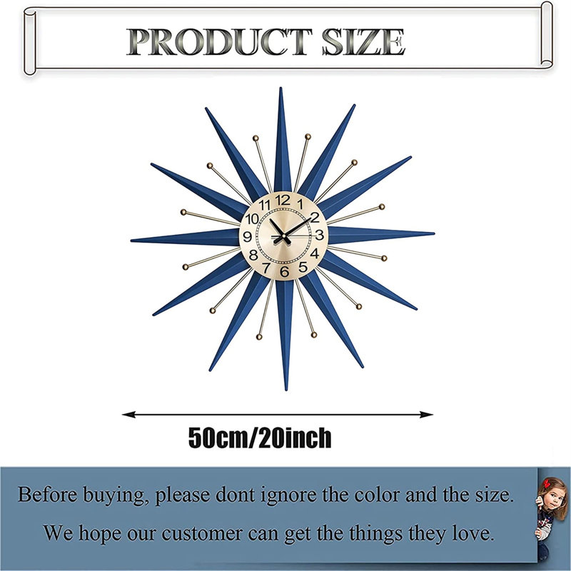 Metal Wall Clock