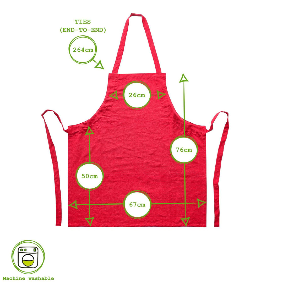 Solid Colour Bib Apron