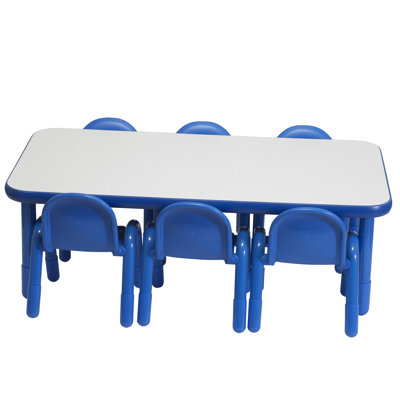 BASELINE Toddler Rectangular Table & Chair Set