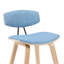 Tabouret de bar ou de comptoir moderne Bilgin Payton avec assise rembourrée et structure en bois-714927828-714927851-714927847