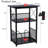 Compact Record Player Stand With Storage For 100 Vinyl Albums, Turntable Console-1805239699