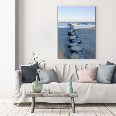 Breakwater - Wrapped Canvas Print