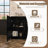 Mid Century Modern V Shape Fluted Design Buffet Cabinet With Storage-1815219103