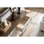Commode et commode à 8 tiroirs spacieuses, MDF noyer, charme rustique pour un usage domestique