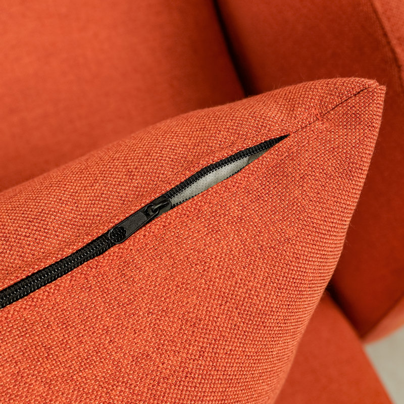 Chaise longue rembourrée Chanoa, Orange