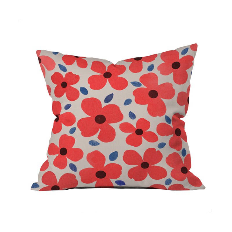 Coussin décoratif intérieur/extérieur dogwood, 18 po x 18 po