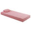 Ensemble de matelas simple 7inch et de coussins en mousse viscoélastique imprégnée de gel respirant, matelas dans une boîte