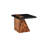 Slant Side Table, Natural/Black