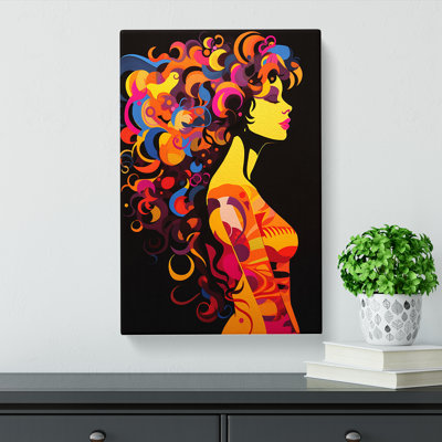 Woman Pop No.2 - Wrapped Canvas