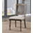 Transitional Style 2Pcs Side Chairs Solid Wood
