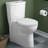 American Standard Studio 1.6 GPF Round 16.5 Comfort Height Chair Height Floor Mounted with Seat Included Toilet