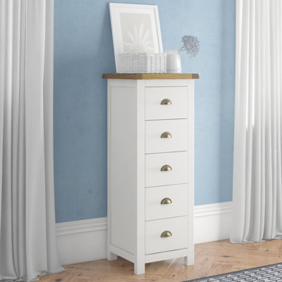45 cm W Chest of 5 Drawers