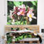 Motif floral de petites fleurs roses et blanches-28487864