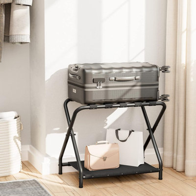 Folding Metal Luggage Rack