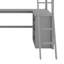 Lit mezzanine simple avec tablettes et bureau-850705730