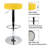 Aavi Swivel Upholstered Adjustable Height Counter Stool-1925993153