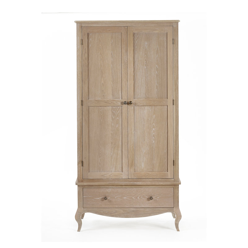 Satilla 2 Door Wardrobe, Limed Oak