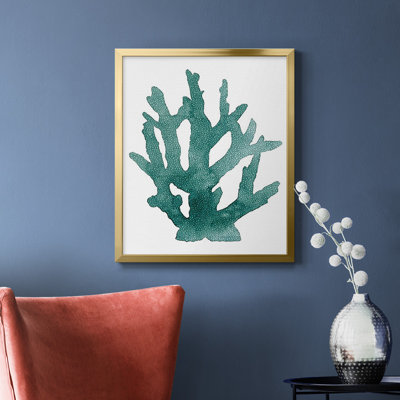 Coral Souvenirs I, toile encadrée de qualité supérieure - prête à être accrochée