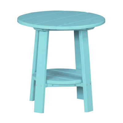 Allicia Round Outdoor Side Table , 21'' in. W 21'' in. D