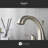 Stilleto Collection Double Handle 4" Centerset Lavatory Bathroom Sink Faucet with Drain Assembly - Brushed Nickel-36865972