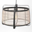 Adavia 1 - Light Black Drum Pendant