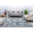 Amari Abstract Smoked grey Area Rug-1962614389