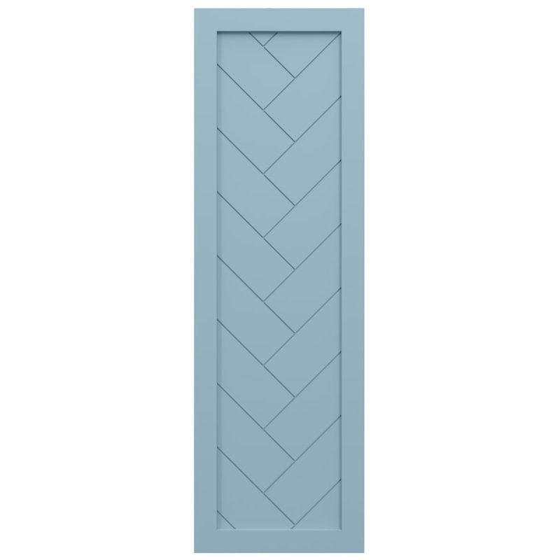 Volets de style moderne EnduraCore, Bleu paisible, L 15 po, H 47 po