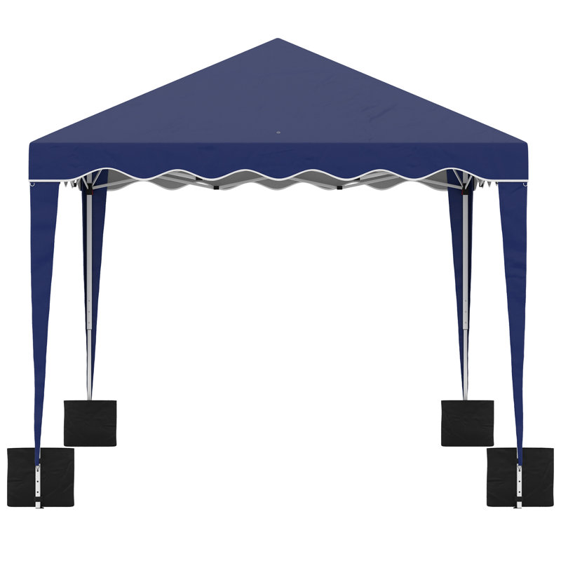 9,65 pi L 9,65 pi. D Tente de réception en métal, Bleu, Bleu