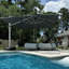 Justhin 3.3m Square Cantilever Umbrella With Base-2097321345