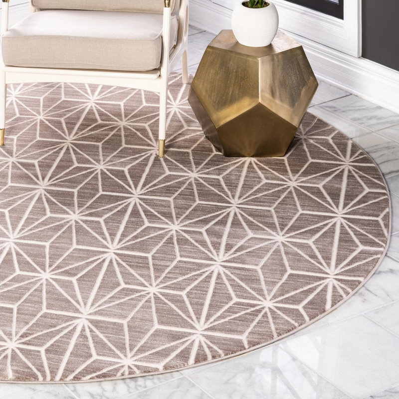 Tapis Fifth Avenue Uptown par Jill Zarin, Rond 5 pi 3 po