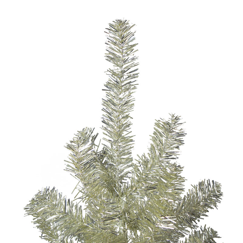 Sapin de Noël artificiel transparent de style champagne 9 '-non éclairé