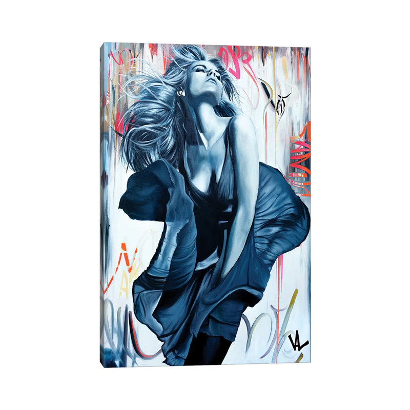 The Pretty Dress by Val Escoubet - Painting on Canvas, Wrapped Canvas, 45.72cm H x 30.48cm W x 1.91cm D