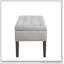 Banc capitonné avec rangement Design simple, confortable et durable, banc multifonctionnel-1002107073