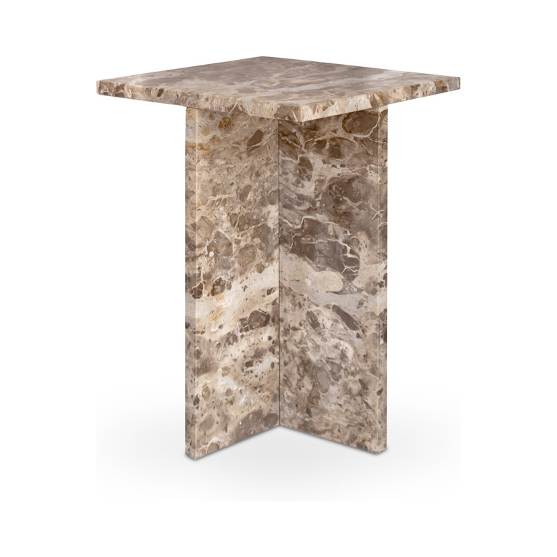 Blair Accent Table Panther Marble, Beige