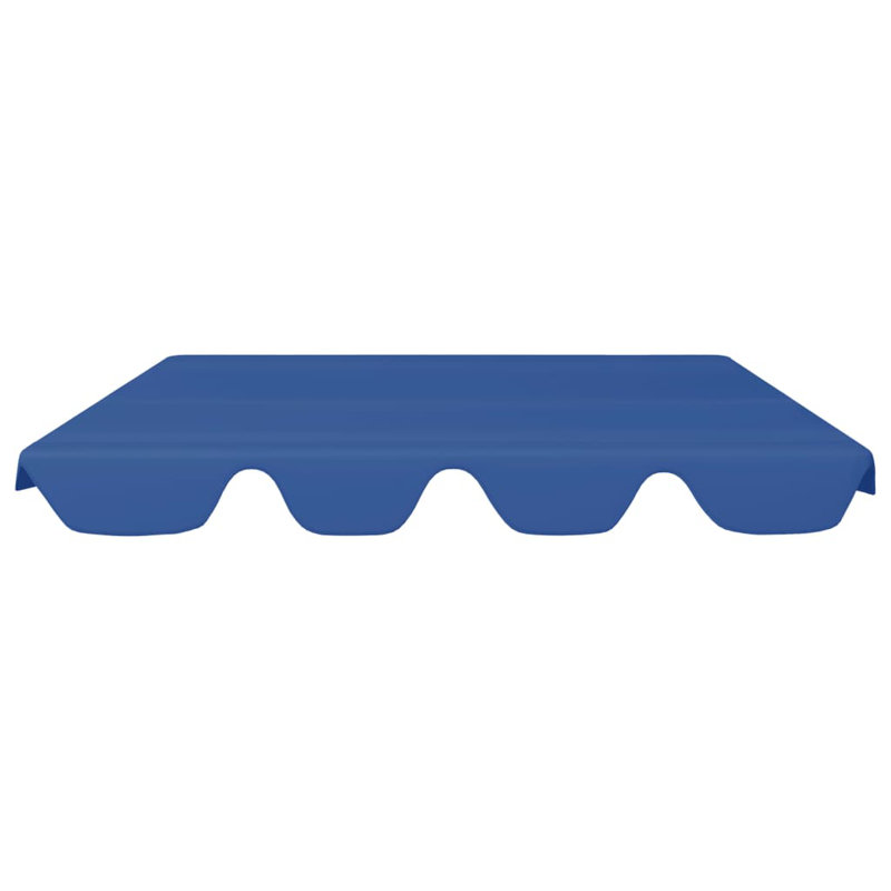 Replacement Canopy for Garden Swing Blue 150/130x70/105 cm, Blue