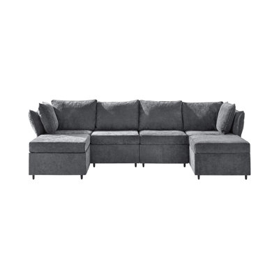 Woodring 6-Piece Upholstered Sectional
