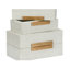 Fan Handmade Solid Wood Decorative Box