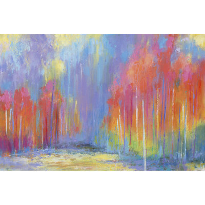 Woods Splash - Wrapped Canvas Painting